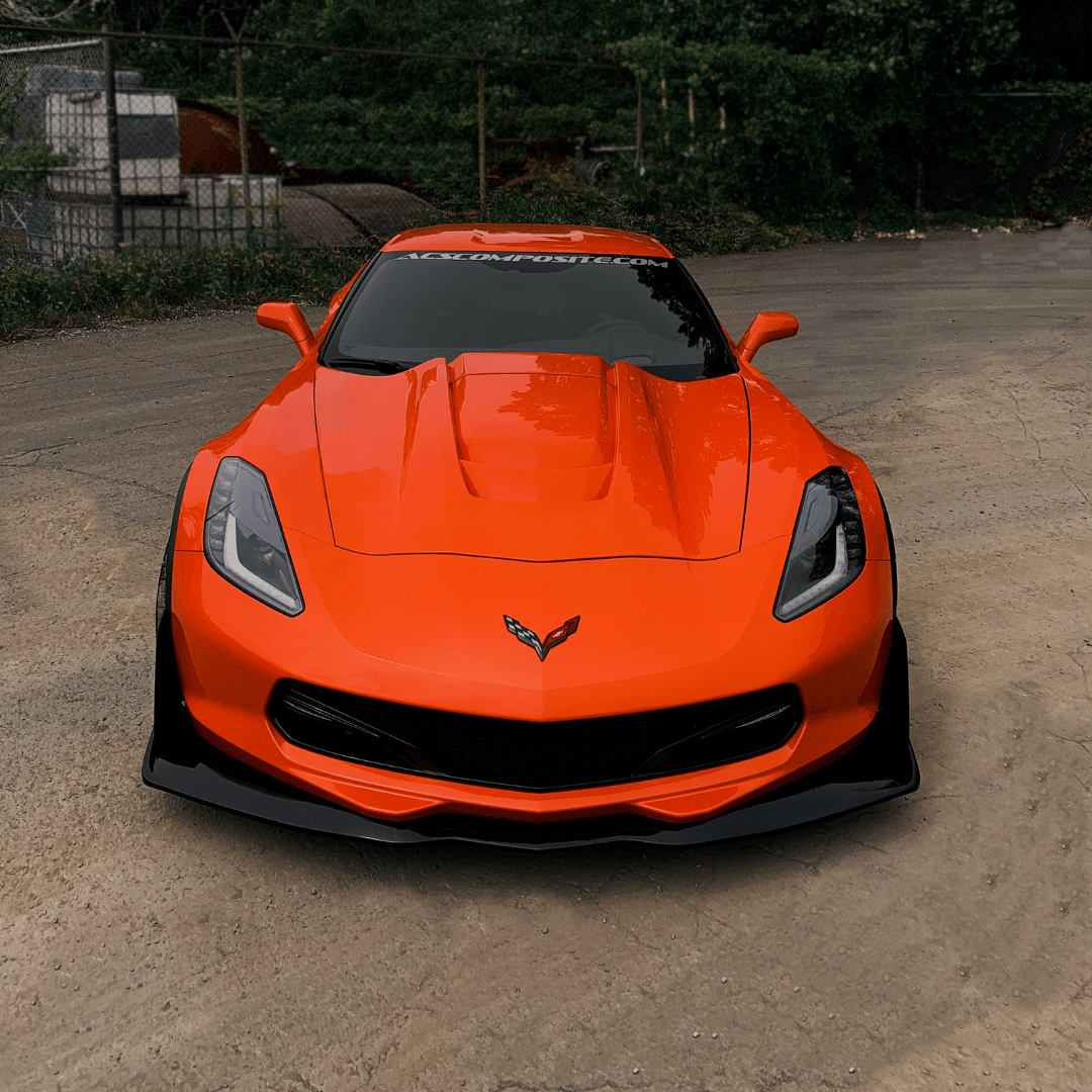 ZR1 Splitter | Carbon Flash Metallic Black | C7 Corvette Z06