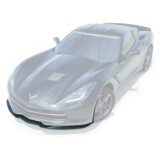 ACS-C7 Front Splitter for C7 Corvette Z06, Grand Sport & Stingray in Primer with SKU 45-4-003 PRM Splitter.