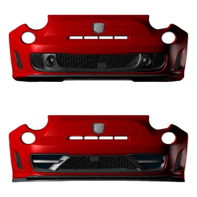 ACS Composite Bumper Grill Insert for Fiat 500 Abarth [40-4-038]SBK: High-performance mod that boosts engine cooling and enhances vehicle's aggressive look.