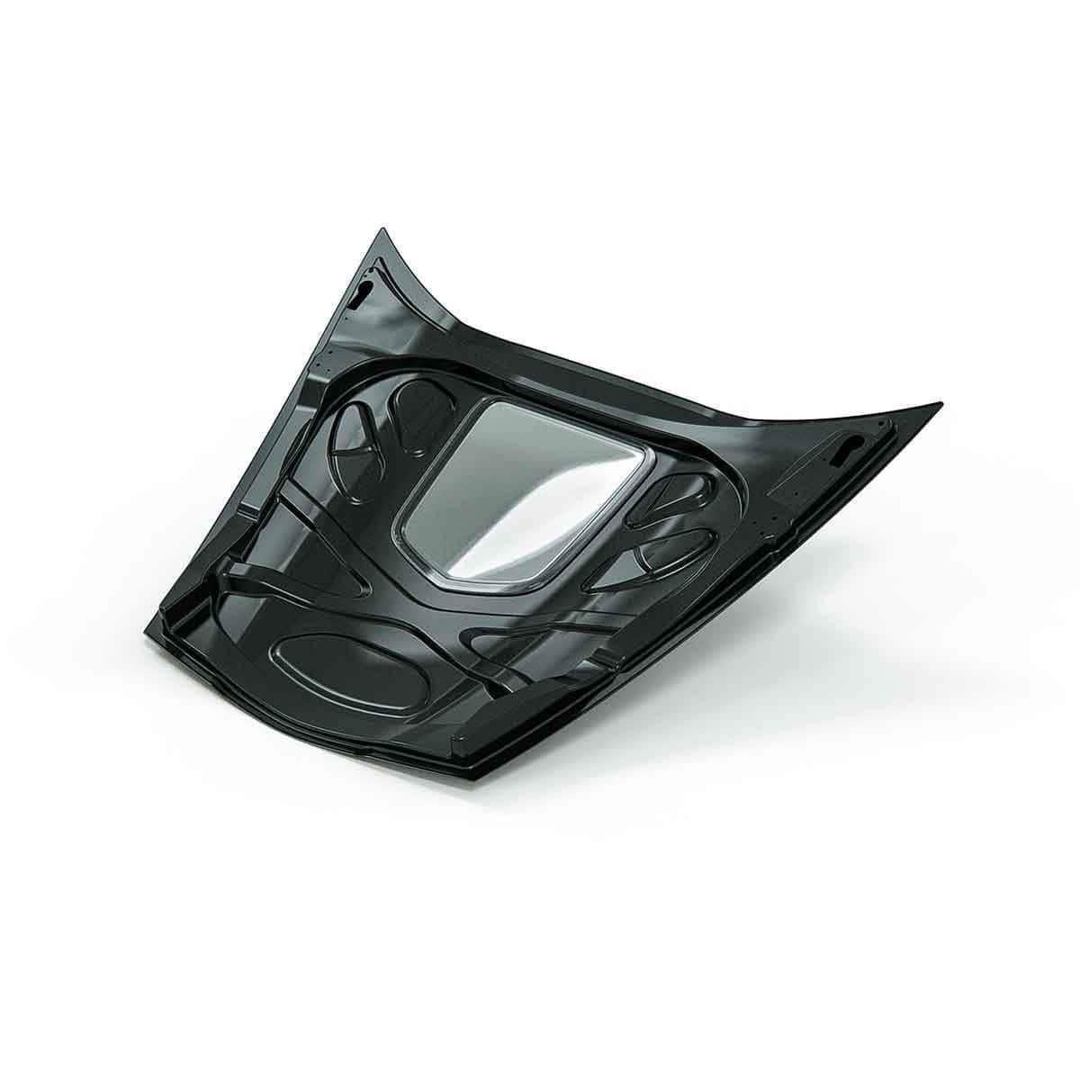 C6 ZR1 Hood with Polycarbonate Window and Window Insert - ACS Composite 27-4-003 PRM 27-4-013 Hood