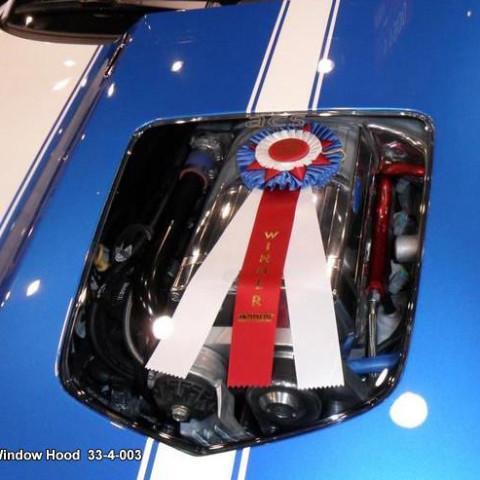 C6 ZR1 Hood with Polycarbonate Window and Window Insert - ACS Composite 27-4-003 PRM 27-4-013.
