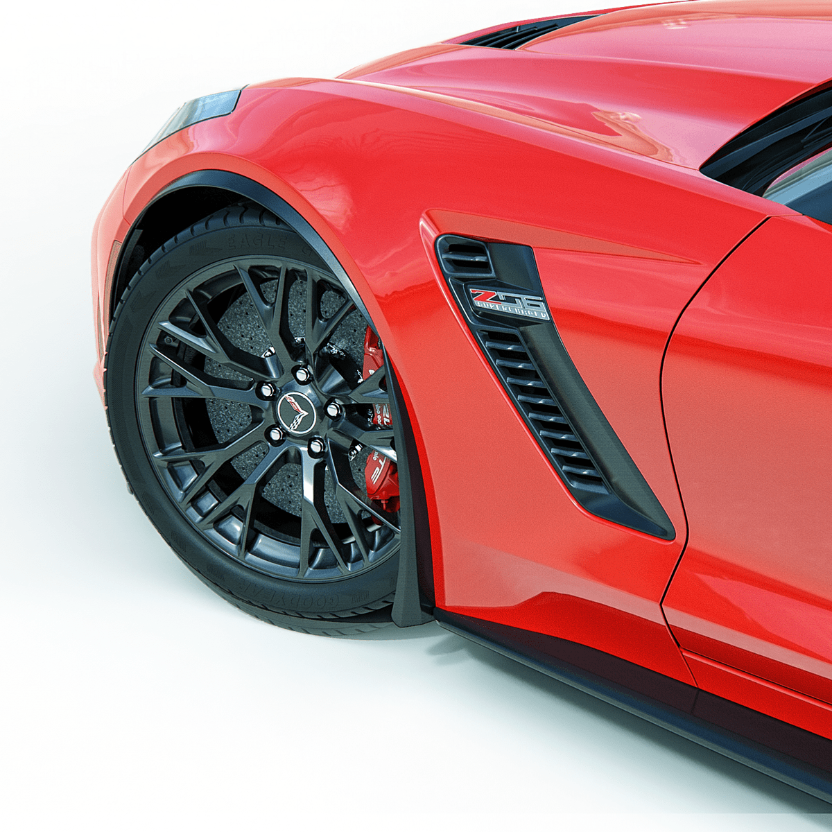 ACS Composite C7 XL Front Wheel Rock Guards Mudflaps [45-4-193]HCB - Ultimate protection against rock chips and road debris for all C7 Corvette models.