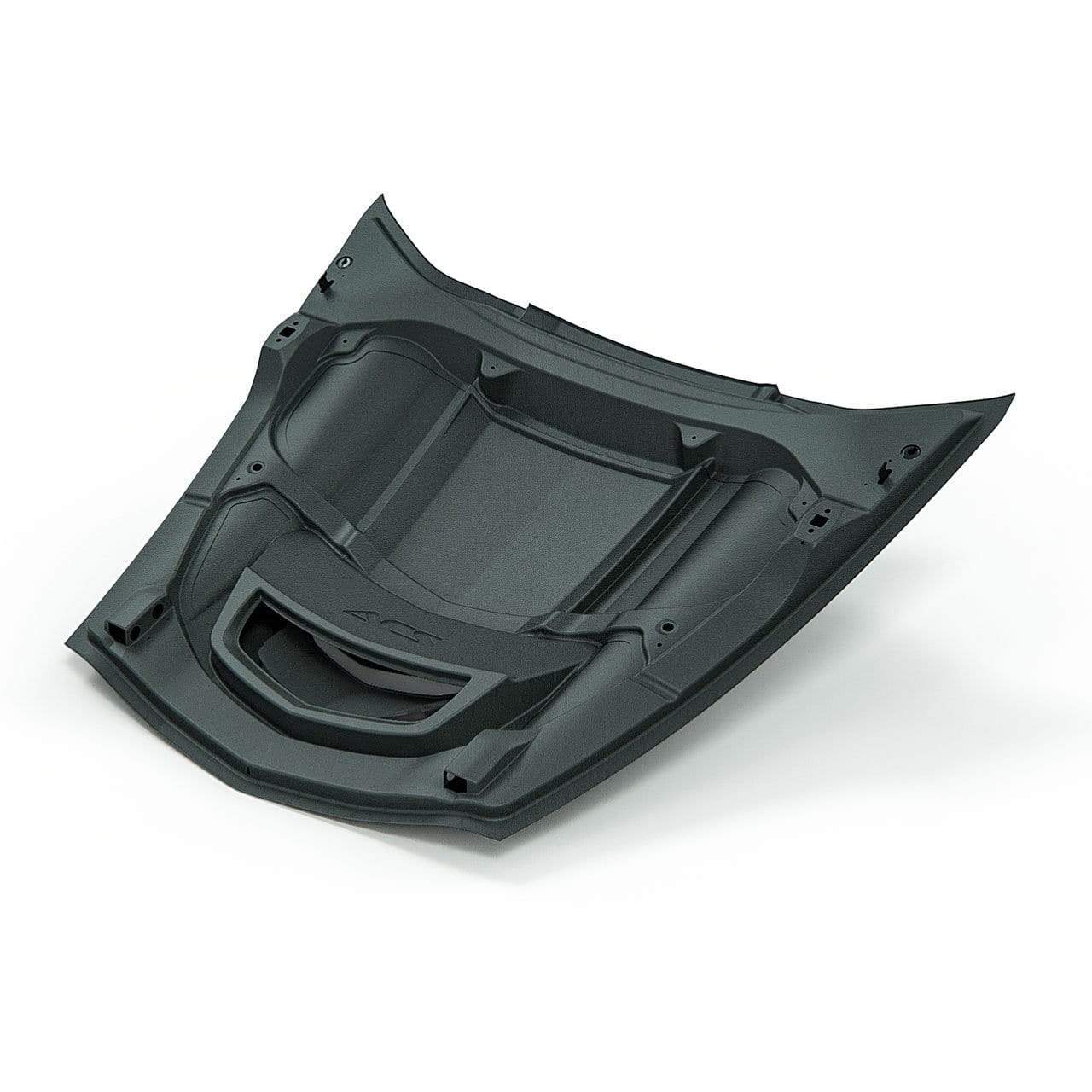 ACS Composite C7-ZR1 Hood for Chevrolet Corvette C7, SKU 45-4-203, in Fiber-Reinforced Polymer (FRP) with dual extractor system and improved cooling capacity.