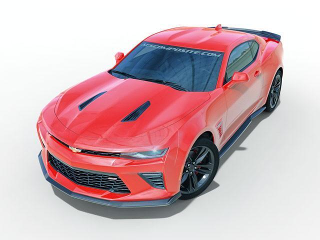 ACS Camaro SS Aeropack with Splitter, Rockers, and Optional Rear Spoiler [48-4-001|48-4-009|48-4-005]GBA.