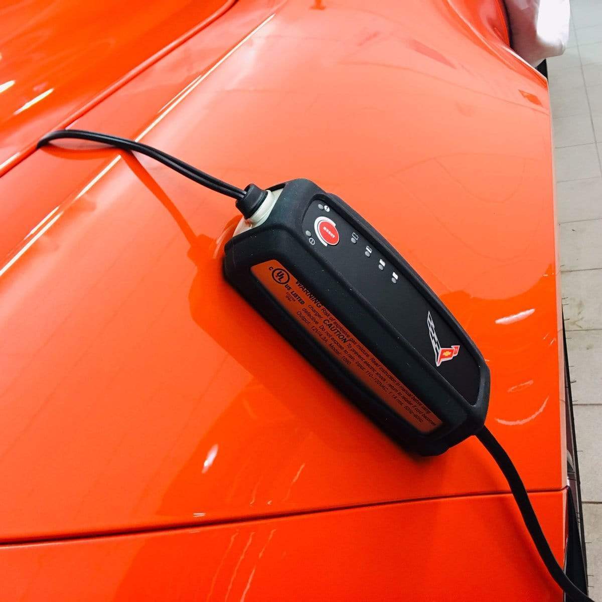 Chargeur de batterie, Chargeur intelligent, Compatible avec les Corvettes  C6, C7 et C8, Composite ACS