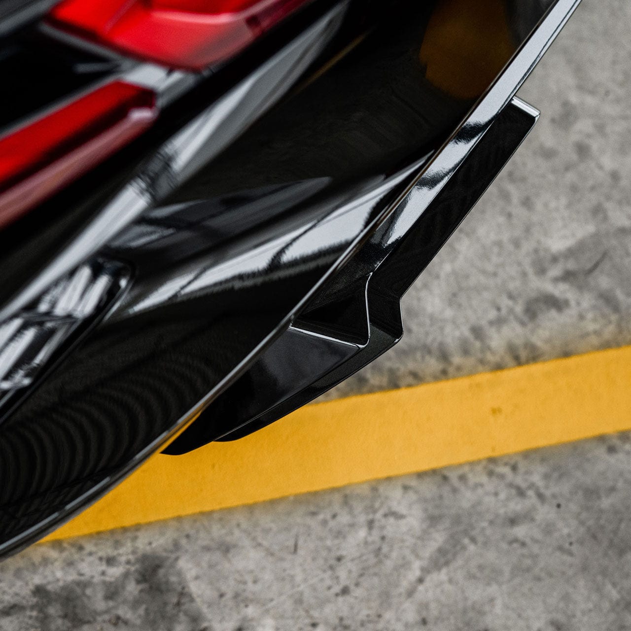 ACS C8 Stingray Diffuser Insert in Carbon Flash Black [50-4-102]CFZ on 2020+ C8 Corvette Stingray - improves aerodynamics and adds bold style