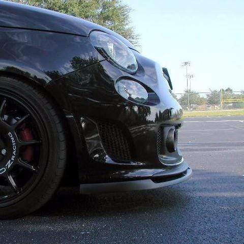 ACS Composite Cavallino Front Lip Splitter for Fiat 500 Abarth, SKU 40-4-021. Abarth-only front splitter to enhance airflow and aesthetics.