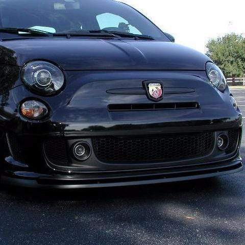 ACS Composite Cavallino Front Lip Splitter for Fiat 500 Abarth (SKU: 40-4-021) - Enhance airflow, handling, and aesthetics with this premium front splitter.