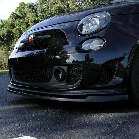 ACS Composite Cavallino Front Lip Splitter for Fiat 500 Abarth (SKU 40-4-021) - Enhance airflow, handling, and aesthetics with this high-quality front splitter.