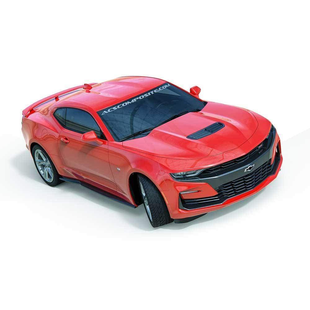 ACS Gen6 Side Rockers in Primer Finish for Camaro 2016+, SKU 48-4-005 PRM - Protects against rock chipping and enhances aerodynamics