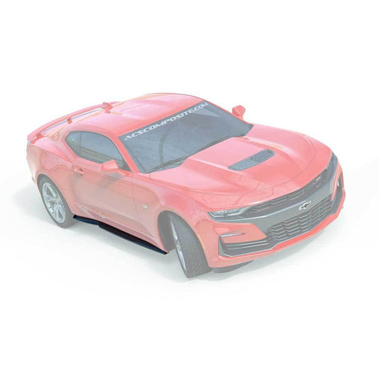 ACS Gen6 Side Rockers for Camaro 2016+ in Primer - SKU 48-4-005 PRM - Protects against rock chipping and improves aerodynamics
