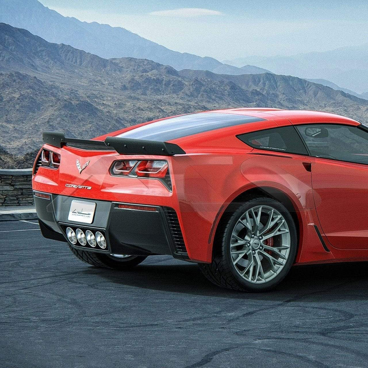 Z06 Side Rear Wide Body Z06