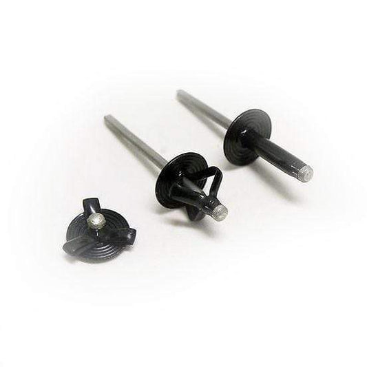 ACS Rivet Kit with Hand Riveter | Black Aluminum Split Rivets | 3/16 | SKU 00-4-004