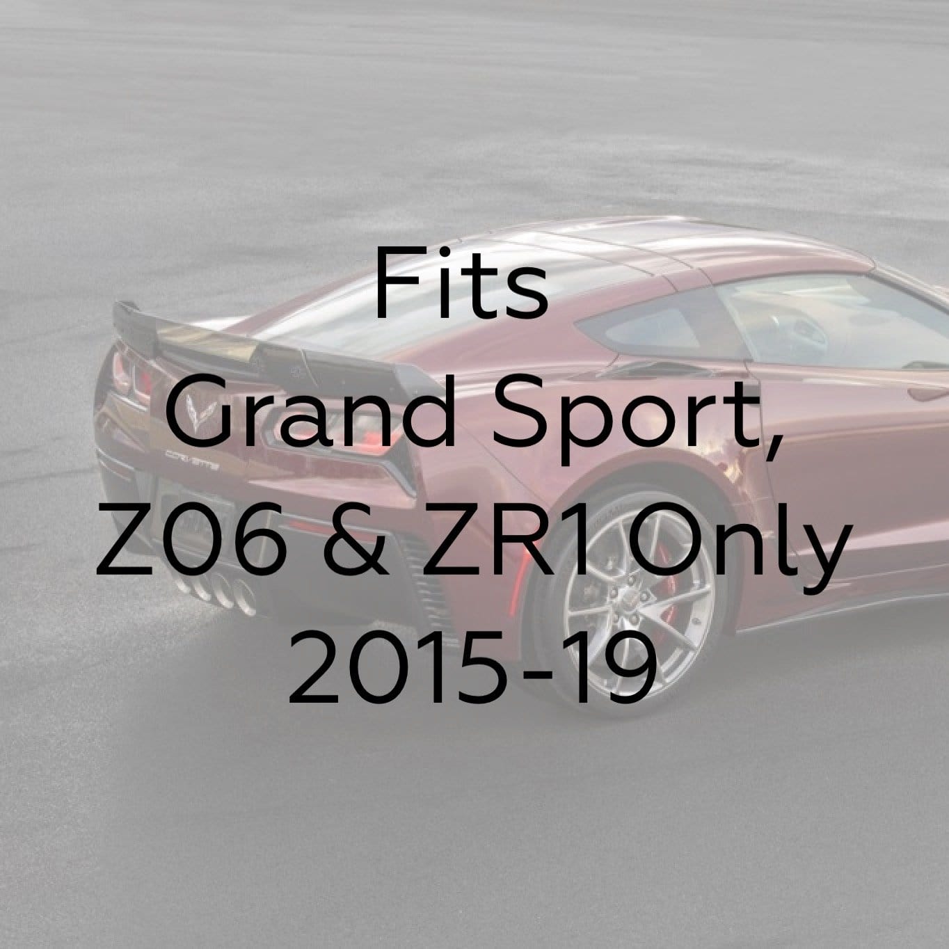 Rear Fascia Extension | C7 Corvette ZR1, Z06, Grand Sport