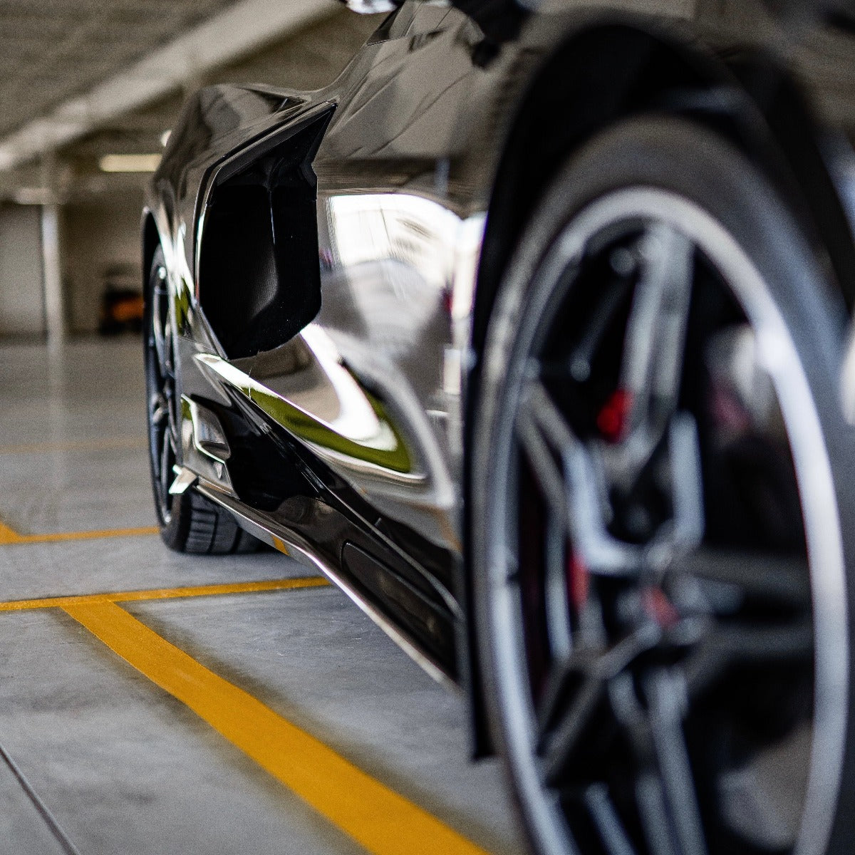 7VM Side Rockers | Carbon Flash Black | C8 Corvette Stingray | ACS ...