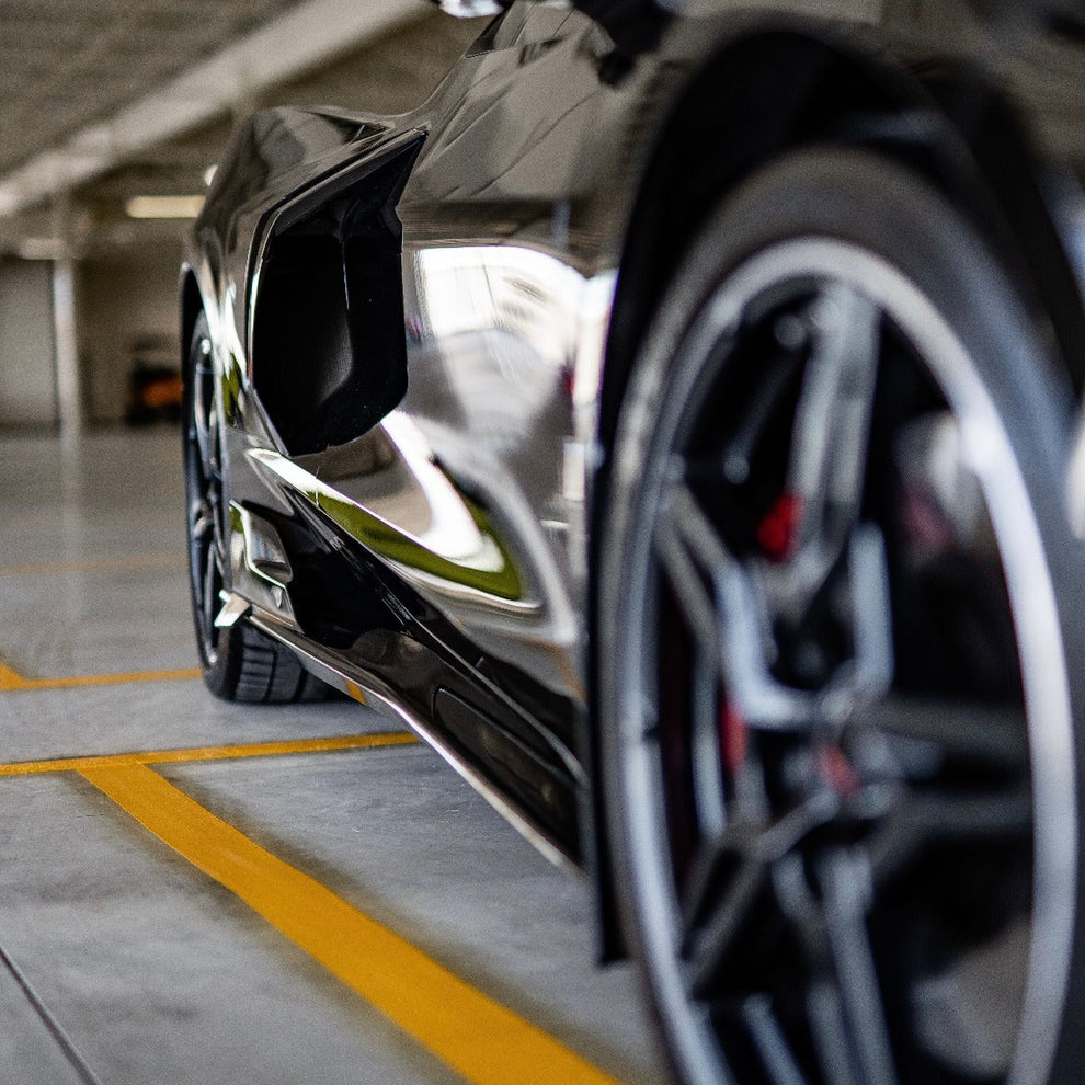 7VM Side Rockers | Carbon Flash Black | C8 Corvette Stingray | ACS ...