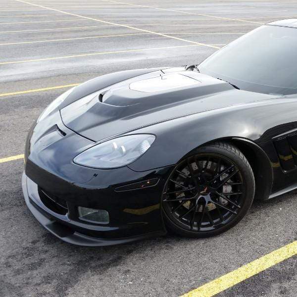 ACS Composite L88 Extractor Hood with Polycarbonate Window for C6 Corvette - SKU 27-4-033 PRM. Lightweight, heat-resistant, and efficient heat extraction for improved performance and aggressive styling.