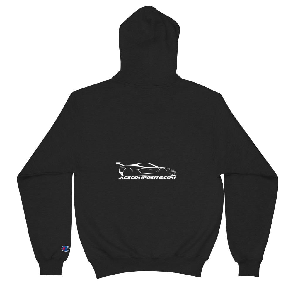ACS Composite Champion Hoodie in Black with Colorful Print, SKU 4806106_9679