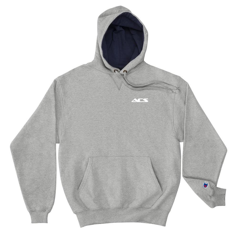 Champion Hoodie in Light Steel with Colorful Print, 4806106_9683
