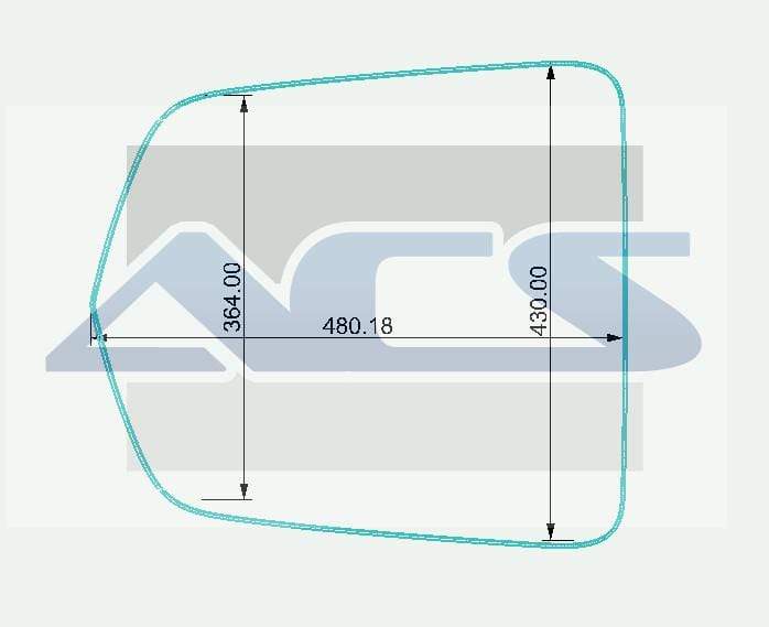 ACS Composite Polycarbonate Window Hood Insert for C6 Corvette [27-4-013]