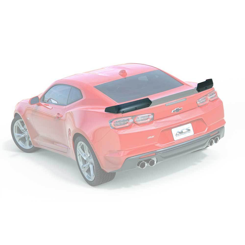 ACS Gen6 Camaro Rear Deck Spoiler in Gloss Black [48-4-015]GBA for 2019-20 Camaro LS LT without Rear Mirror Camera.
