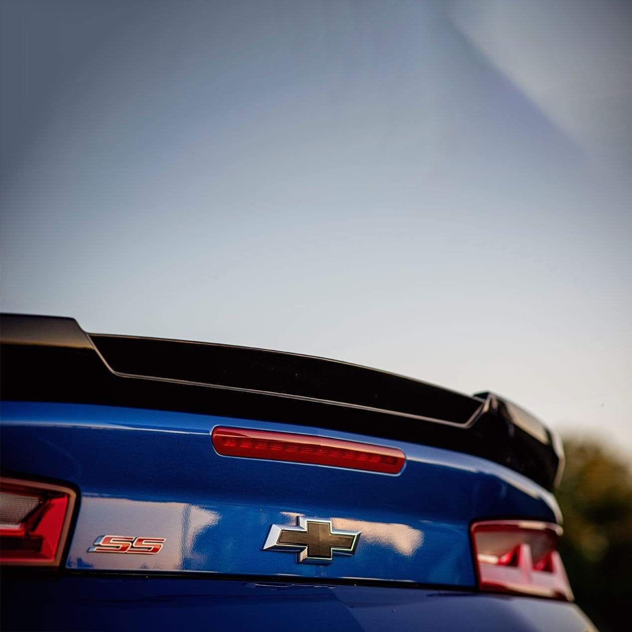 ACS Composite Rear Deck Spoiler for V6 & I4 Camaro (SKU 48-4-015) - Enhances down-force and complements the sleek design of the 6th gen Camaro.