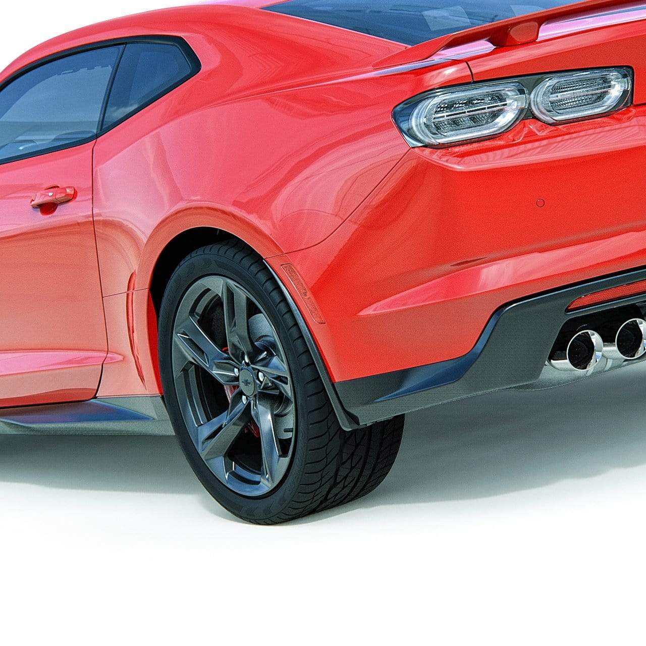 ACS Composite Rear ZL1 Rock Chip Guards in Gloss Black (SKU: 48-4-107) for Camaro 2016+ - Protects against road debris and paint chipping