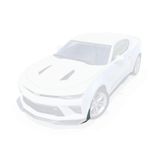 ACS Stage 3 Deflectors for Camaro SS, SKU 48-4-035, designed for improved aerodynamics and cooling, matches ACS ZL1-SS front splitter.