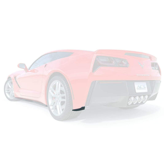 Stingray Rear Fascia Extensions for C7 Corvette - SKU [45-4-181]CFZ - Enhance ground effects and complete your aero package with ACS Composite's rear fascia extensions.