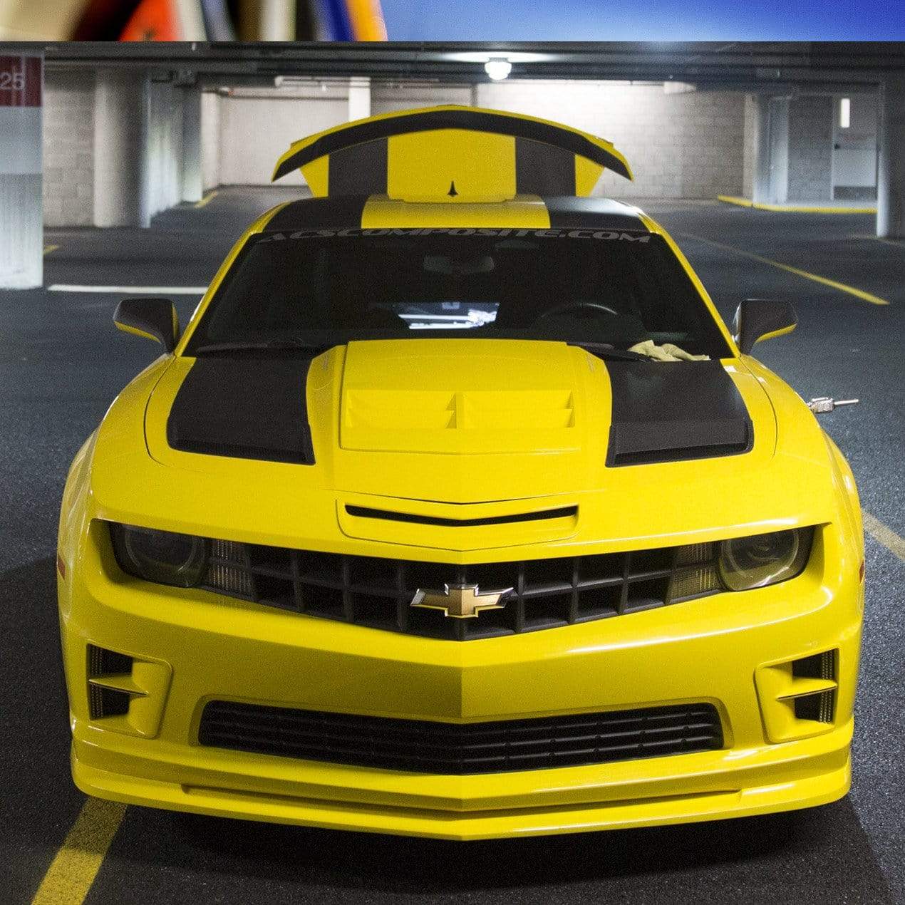 ACS Composite T4 Front Bumper Port Intake for Camaro 2010-13 SS V8 [33-4-097]PRM - Adds aggression and grace to the car.