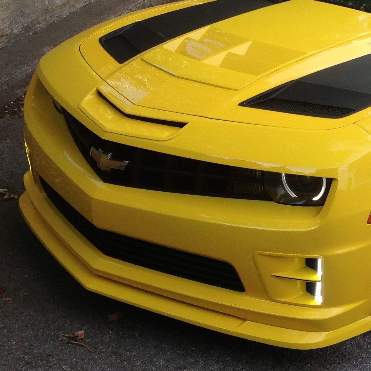 ACS Composite T4 Front Bumper Port Intake for Camaro 2010-13 SS V8, SKU 33-4-097PRM