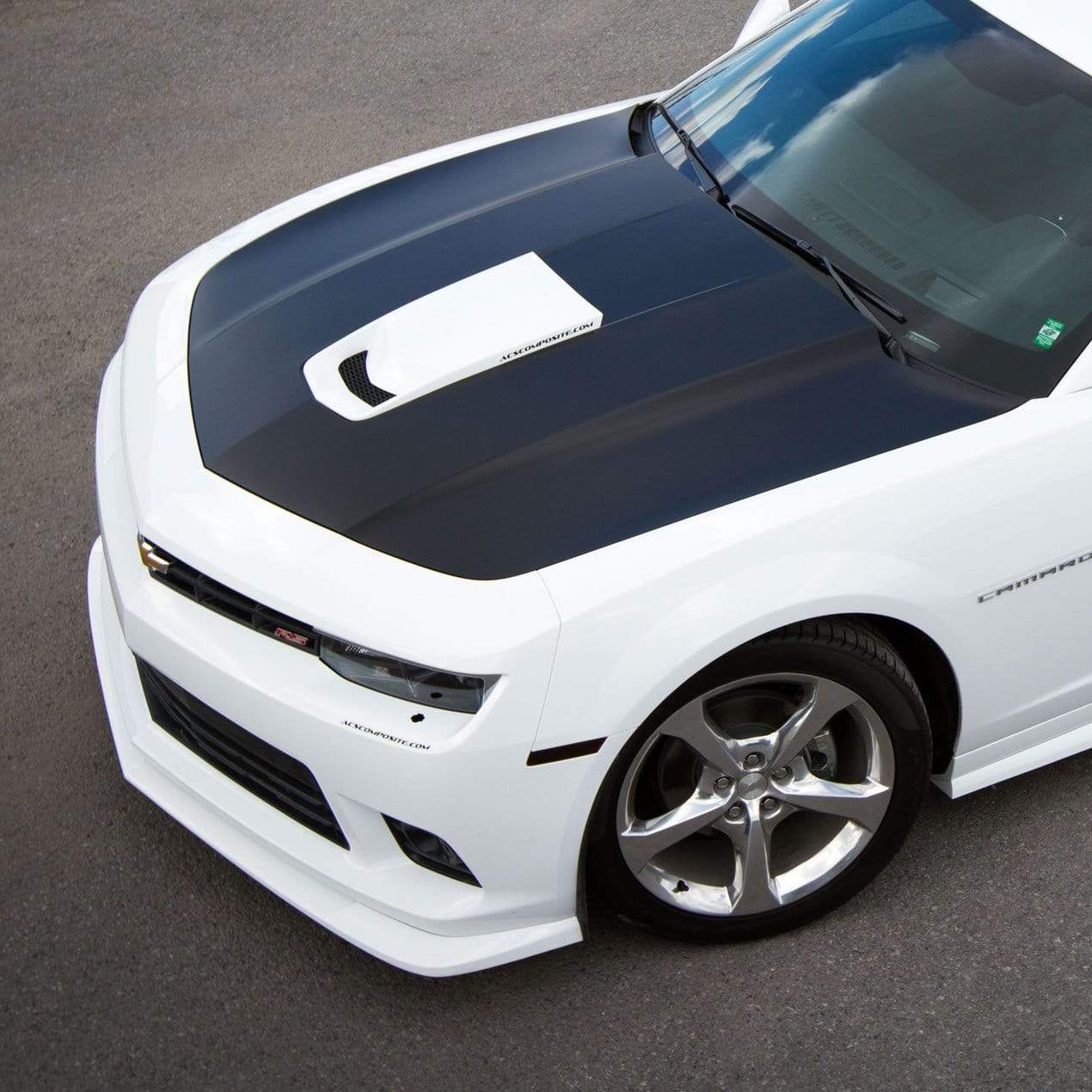 ACS-T4 Front Splitter in Satin Black for Camaro 2014-2015 SS [46-4-001]SBK: Enhance airflow, performance, and style while protecting your front end. No deflectors or rockers included.