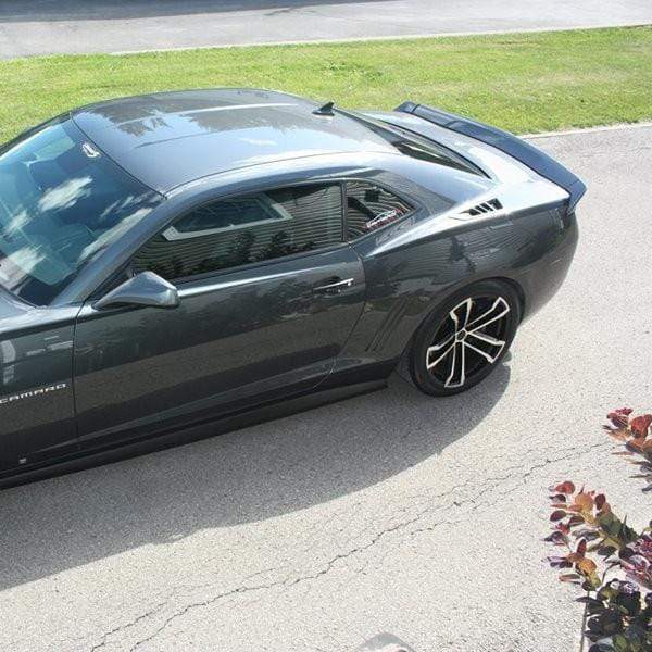ACS Composite Upper Rear Quarter Ports for Camaro 2010-2015 Coupe, SKU 33-4-139 PRM. Elevate your Camaro's rear end with sleek and menacing quarter panel inserts.