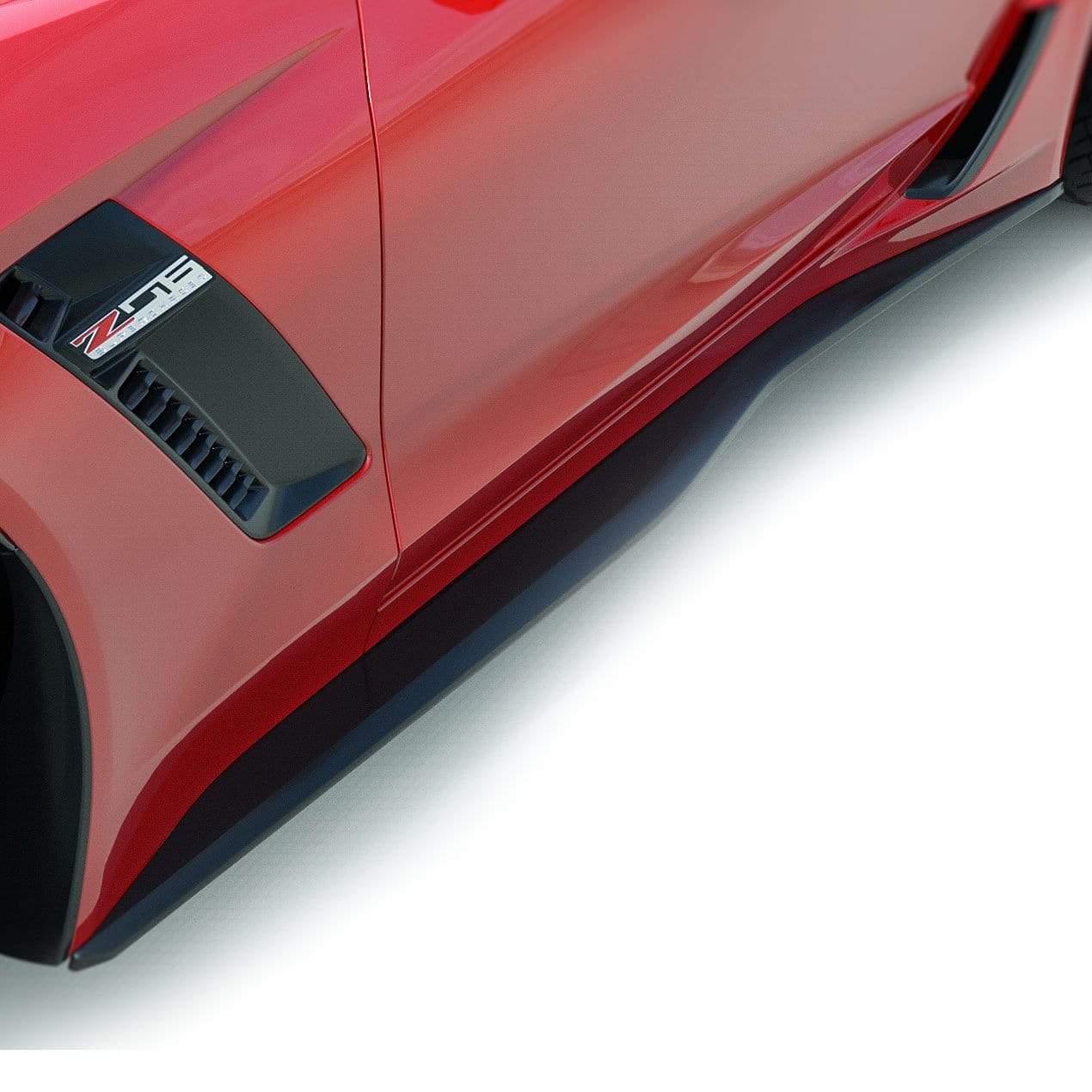 Carbon Flash Metallic Side Skirts For 2020+ Chevy Corvette C8 – Z06 Style