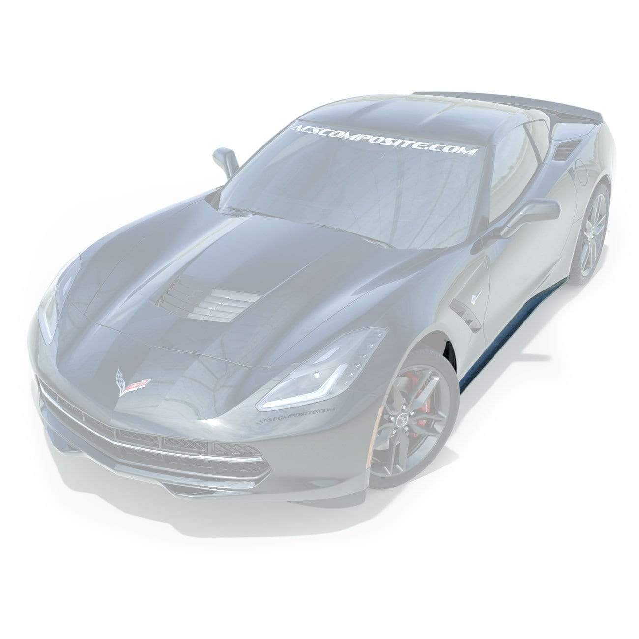 ACS Zero1 Side Rockers for C7 Corvette Stingray in Carbon Flash Metallic Black, made from OEM-validated RTM composite material. SKU: 45-4-001CFZ.