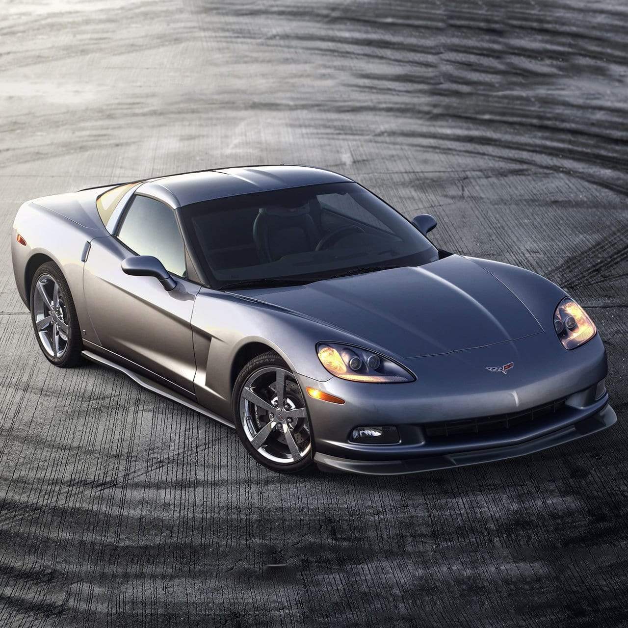 ACS Composite Zero6 Side Rockers for C6 Corvette Non-Wide Body, SKU 27-4-041CFZ - Curved profile for easy entry, increased downforce, and reduced rock chipping.