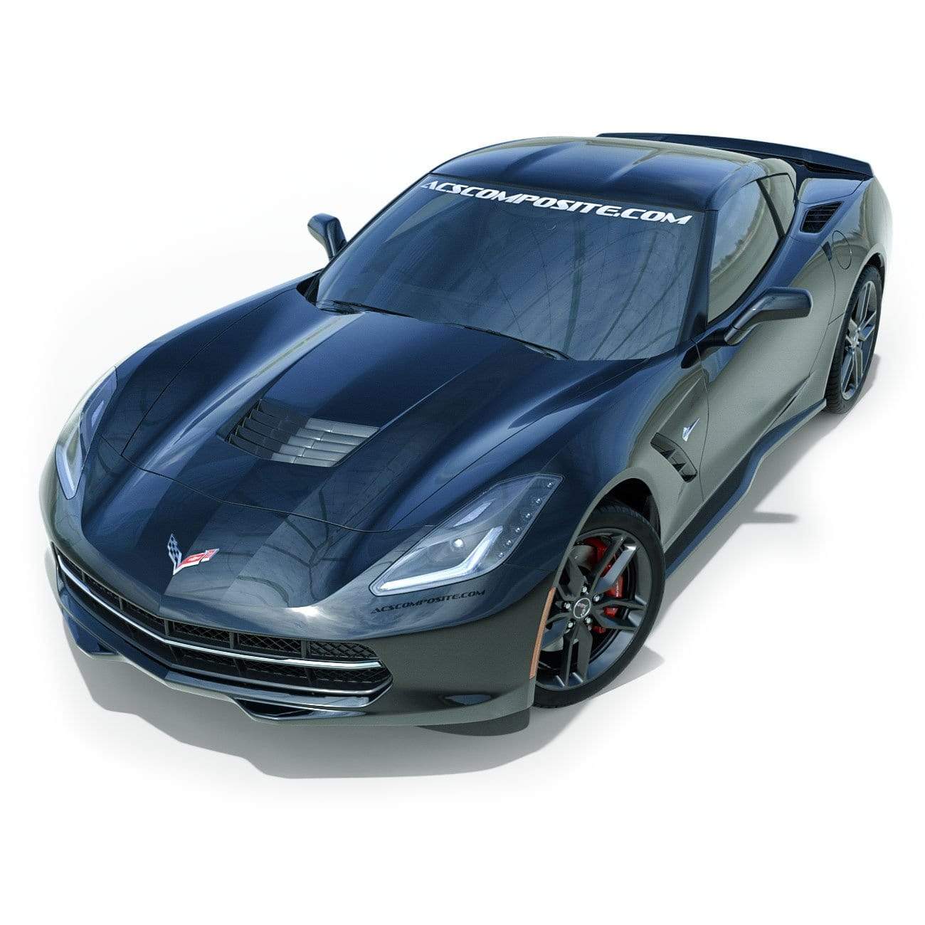 ACS Composite Zero7 Side Rockers for C7 Corvette Stingray in Carbon Flash Metallic Black [45-4-015]CFZ.