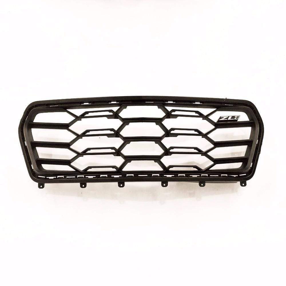 Upgrade your Gen6 ZL1 with the ZL1 1LE Front Grill in Textured Black [48-4-073]TXT from ACS Composite for enhanced aerodynamic performance and improved airflow to the engine radiator.
