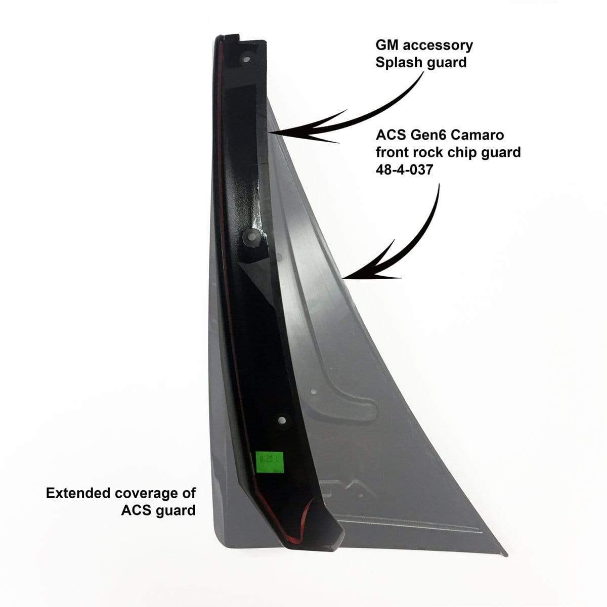 Rock Guards | Gloss & 1LE Black | Camaro 2016+ ZL1, SS, & LT LS I4