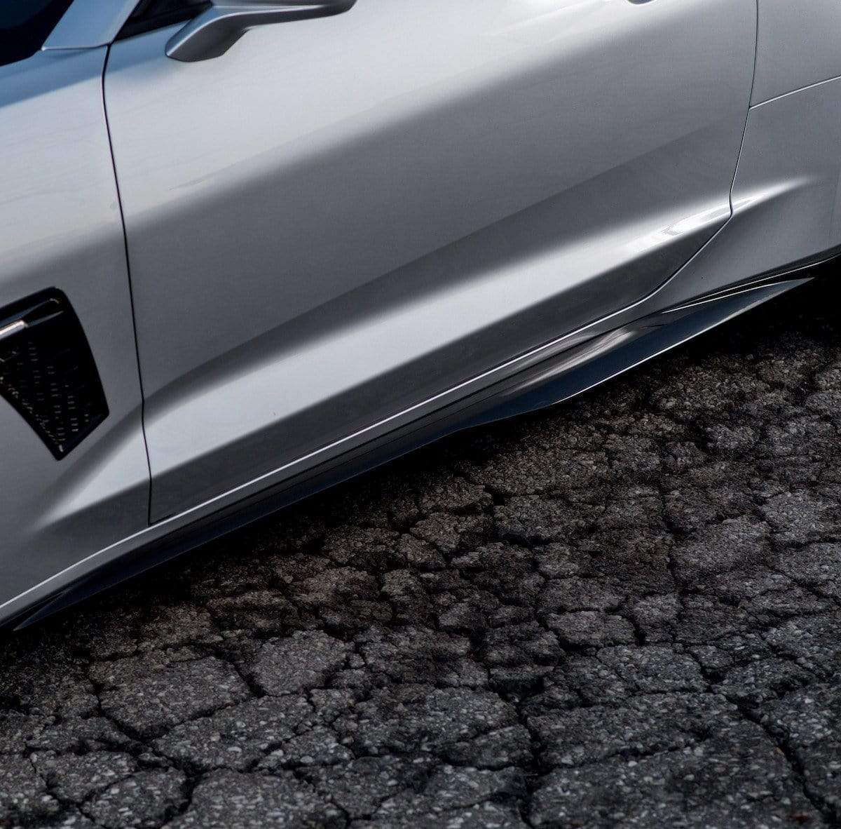 ACS Composite ZL1 Side Rockers for Camaro 2016+, SKU 48-4-039 - Aerodynamic and stylish side skirts for added protection and enhanced control.