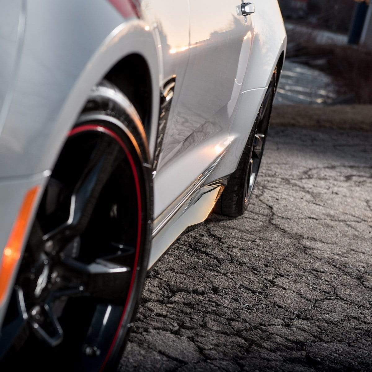 ACS Composite ZL1 Side Rockers for Camaro 2016+, lightweight and durable PC composite material, SKU 48-4-039