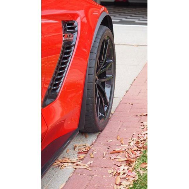 ACS Composite C7 ZR1, Z06 & Grand Sport Protection Pack [45-4-063 45-4-091] TXT 45-4-177 CFZ 45-4-106 - Ultimate damage prevention kit with enhanced splash guards, brake scoop covers, touch-up paint, and bonus T-shirt.